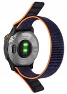 Remienok 26 mm Garmin Fenix 5X 6X 7X Nylon Navy Blue Remienok 26 mm Garmin Fenix 5X 6X 7X Nylon Navy Blue