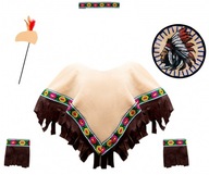 Kostýmová súprava prevlekov INDIAN Apache Chief Party Prom Kostýmová súprava prevlekov INDIAN Apache Chief Party Prom