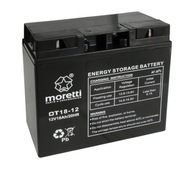 Akumulátor Moretti (Gel) OT 12V/18AH do kosačky na trávu Akumulátor Moretti (Gel) OT 12V/18AH do kosačky na trávu