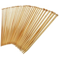 Súprava pletacích ihiel, bambusové ihlice, sada 35 cm, 36 ks. Súprava pletacích ihiel, bambusové ihlice, sada 35 cm, 36 ks.