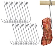 S-417-B Údené háky 17 cm, točené, na údenie údenín, slaniny, rebier S-417-B Údené háky 17 cm, točené, na údenie údenín, slaniny, rebier