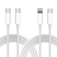 Rýchlonabíjací USB-C nabíjací kábel pre iPhone Lightning, 1m kábel Rýchlonabíjací USB-C nabíjací kábel pre iPhone Lightning, 1m kábel