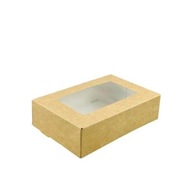 Hnedý papierový box na sushi 19x13x5cm 50 ks