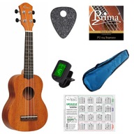 SOPRÁNOVÉ UKULELE PRE ZAČIATOČNÍKOV + PALICE NA UČENIE + DOPLNKY SOPRÁNOVÉ UKULELE PRE ZAČIATOČNÍKOV + PALICE NA UČENIE + DOPLNKY