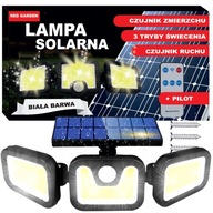SOLAR LAMPA SO SÚMRAKOVÝM SENZOROM POHYBU LED GARDEN STREET + DIAĽKOVÉ OVLÁDANIE