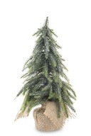 Vianočný stromček z jutového strieborného brokátu H36 DEcodomi