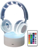 3D LED LAMPA SLÚCHADLÁ HUDBA MELOMAN 3D LED LAMPA SLÚCHADLÁ HUDBA MELOMAN
