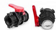 Guľový ventil IBC GW S60x6 výstup Camlock A2" Guľový ventil IBC GW S60x6 výstup Camlock A2"