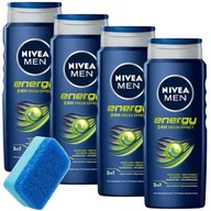 Nivea Men Energy Pánsky sprchový gél na umývanie vlasov na telo 4x500ml Nivea Men Energy Pánsky sprchový gél na umývanie vlasov na telo 4x500ml