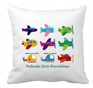 PLANE detský vankúšik do škôlky PERSONALIZÁCIA PLANE detský vankúšik do škôlky PERSONALIZÁCIA
