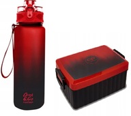 CoolPack Cranberry obedový box a fľaša na vodu XL