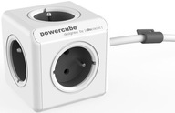 PowerCube Extended sivý kábel 1,5 m, 5 zásuviek