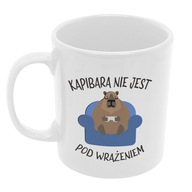 HRNČEK KAPYBARA s kapybarou, darček do kancelárie HRNČEK KAPYBARA s kapybarou, darček do kancelárie