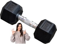 HEX činka Pogumovaná činka Činka 10 kg HEX činka Pogumovaná činka Činka 10 kg