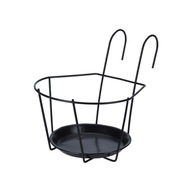Kovový záhon na zavesenie balkónové madlo Kovový záhon na zavesenie balkónové madlo