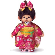 Monchhichi 256358 Pink & Gold Kimono Girl 45cm