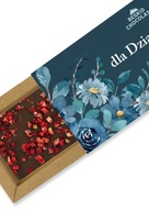 Darček ku dňu starého otca - Mliečna čokoláda s jahodami Darček ku dňu starého otca - Mliečna čokoláda s jahodami