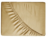 BÉŽOVÁ bavlnená plachta s gumičkou 160x200 + 25 cm