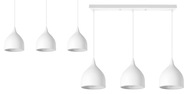 Trojité LED lustrové stropné svietidlo, biele Trojité LED lustrové stropné svietidlo, biele