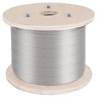 8,0 mm KYSELINOM ODOLNÉ NEREZOVÉ LANO 7X19 - 10m 8,0 mm KYSELINOM ODOLNÉ NEREZOVÉ LANO 7X19 - 10m