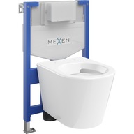 WC set Mexen s bielou misou Rico