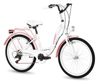 Dámsky mestský bicykel 24 Orlando 7 prevodov Shimano Dámsky mestský bicykel 24 Orlando 7 prevodov Shimano