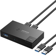 Switch splitter HUB USB 3.0 switch Ugreen CM618, USB-A 1.5m, 5Gbps Switch splitter HUB USB 3.0 switch Ugreen CM618, USB-A 1.5m, 5Gbps