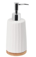 KIDO DÁVKOVAČ MYDLA BIELY KERAMICKÝ BAMBUS LESK CHROME 08402 KIDO DÁVKOVAČ MYDLA BIELY KERAMICKÝ BAMBUS LESK CHROME 08402