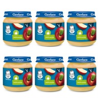 GERBER jablkový dezert 6x125g GERBER jablkový dezert 6x125g