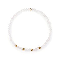 Náramok Stone Rose Quartz brúsené guličky 2,5 mm Náramok Stone Rose Quartz brúsené guličky 2,5 mm