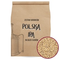 Poľská IPA - súbor surovín - domáci pivný slad Poľská IPA - súbor surovín - domáci pivný slad