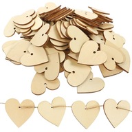 Drevené menovky na darčeky Love DIY Chips Crafts 2 vrecká Drevené menovky na darčeky Love DIY Chips Crafts 2 vrecká