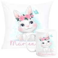 DARČEKOVÁ SÚPRAVA VANKÚŠ HRNČEK SWEET BUNNY DARČEKOVÁ SÚPRAVA VANKÚŠ HRNČEK SWEET BUNNY