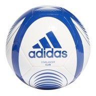 Futbalová lopta Adidas Starlancer Club, biela veľ. 5