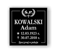 Náhrobná doska 59x59 cm HRÚBKA 3 mm Náhrobná doska 59x59 cm HRÚBKA 3 mm