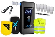 AlcoFind PRO X-5 PLUS elektrochemický alkohol tester + vôňa, vesta 5x náustok AlcoFind PRO X-5 PLUS elektrochemický alkohol tester + vôňa, vesta 5x náustok