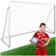 FUTBALOVÁ BRANKA 215x155 cm PRENOSNÁ PEVNÁ KOVOVÁ + KOTVOVÁ SIEŤ FUTBALOVÁ BRANKA 215x155 cm PRENOSNÁ PEVNÁ KOVOVÁ + KOTVOVÁ SIEŤ