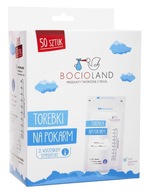 Bocioland vrecúška TAŠKY NA JEDLO mlieko 50 ks Bocioland vrecúška TAŠKY NA JEDLO mlieko 50 ks