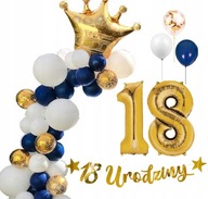 BALÓNKY sada ozdôb k 18. narodeninám BALÓNKY sada ozdôb k 18. narodeninám