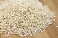 Biele lúpané čerstvé sezamové semienka 10 kg vrece
