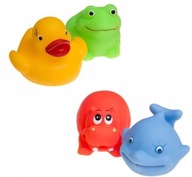 Hračky do vane zvieratká Tullo Bath 4 ks Hračky do vane zvieratká Tullo Bath 4 ks