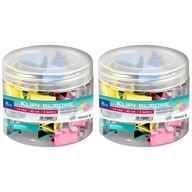 Kancelárske spony PASTEL 19mm Tetis 80 kusov