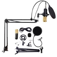 Štúdiový mikrofón USB stojan Sodial BM8 + POP FILTER Štúdiový mikrofón USB stojan Sodial BM8 + POP FILTER