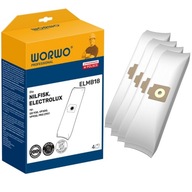 4x vrecká do vysávača NILFISK GD 930 VP300 VP930 ELECTROLUX Worwo ELMB18 4x vrecká do vysávača NILFISK GD 930 VP300 VP930 ELECTROLUX Worwo ELMB18