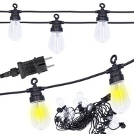 Vonkajšie terasové záhradné svietidlá 20 LED žiaroviek Vonkajšie terasové záhradné svietidlá 20 LED žiaroviek