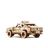 Drevené mestské policajné auto 3D drevené auto Drevené mestské policajné auto 3D drevené auto