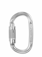 Climbing Technology Pillar CF WG Carabiner (Twist Lock) - strieborná Climbing Technology Pillar CF WG Carabiner (Twist Lock) - strieborná