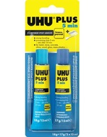 UHU Plus epoxidové lepidlo 5 minút 2x15 ml UHU Plus epoxidové lepidlo 5 minút 2x15 ml
