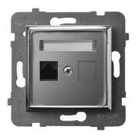 MODUL SIVÁ / STRIEBORNÁ BEZ RÁMU ZÁSUVKA RJ45 1X MODUL SIVÁ / STRIEBORNÁ BEZ RÁMU ZÁSUVKA RJ45 1X
