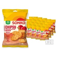 Sonko kukuričné ​​lupienky Paprika 60g x 20